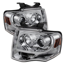 Load image into Gallery viewer, Spyder Ford Expedition 07-13 Projector Headlights Light Tube DRL Chrm PRO-YD-FE07-LTDRL-C