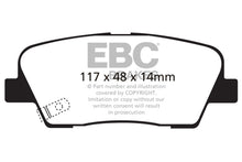 Cargar imagen en el visor de la galería, EBC 06-09 Hyundai Entourage 3.8 Yellowstuff Rear Brake Pads