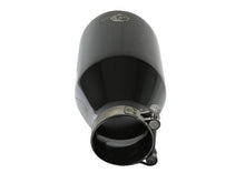 Cargar imagen en el visor de la galería, aFe MACH Force-Xp 409 SS Clamp-On Exhaust Tip 2.5in. Inlet / 4.5in. Outlet / 9in. L - Black