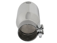 Cargar imagen en el visor de la galería, aFe MACH Force-Xp Univ 304 SS Double-Wall Clamp-On Exhaust Tip - Polished - 3in Inlet - 4.5in Outlet