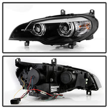 Load image into Gallery viewer, Spyder BMW X5 E70 07-10 Xenon/HID AFS High-Power LED Headlights - Black PRO-YD-BMWE7007AFSHIDAP-BK