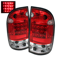 Load image into Gallery viewer, Spyder Toyota Tacoma 01-04 LED Tail Lights Red Clear ALT-YD-TT01-LED-RC