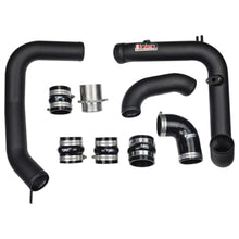 Cargar imagen en el visor de la galería, Injen 15-17 Volkswagen GTI (MK7) 2.0L Turbo TSI Aluminum Intercooler Piping Kit - Black