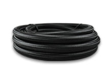 Laden Sie das Bild in den Galerie-Viewer, Vibrant -6 AN Black Nylon Braided Flex Hose With PTFE Liner (150 foot roll)