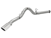 Carica l&#39;immagine nel visualizzatore di Gallery, aFe Atlas Exhausts 5in DPF-Back Aluminized Steel Exhaust 2015 Ford Diesel V8 6.7L (td) Polished Tip