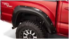 Charger l&#39;image dans la galerie, Bushwacker 12-15 Toyota Tacoma Fleetside Pocket Style Flares 2pc 60.3in Bed - Black