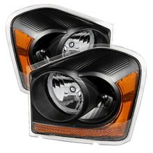 Carica l&#39;immagine nel visualizzatore di Gallery, Xtune Dodge Durango 04-05 OEM Headlamps Black HD-JH-DDU04-AM-BK