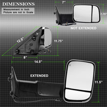 Charger l&#39;image dans la galerie, Xtune Dodge Ram 1500 09-12 Extendable Heated Adjust Mirror Chrome HoUSing Right MIR-DRAM10-PW-R