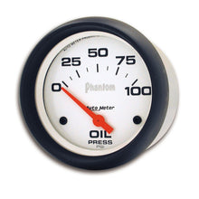 Charger l&#39;image dans la galerie, Autometer Phantom 66.7mm 0-100 PSI SSE Oil Pressure Gauge