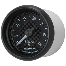 Laden Sie das Bild in den Galerie-Viewer, Autometer GT Series 52mm Mechanical 0-35 psi Boost Gauge