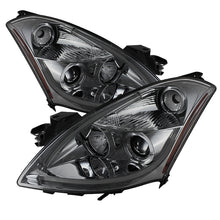 Load image into Gallery viewer, Spyder Nissan Altima 4Dr 10-12 Projector Headlights Light DRL LED Halo Smke PRO-YD-NA104D-LTDRL-SM