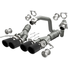 Load image into Gallery viewer, MagnaFlow 14-19 Chevrolet Corvette V8 6.2L GAS Competition Axle Back w/Quad Black Tips 3in Dia