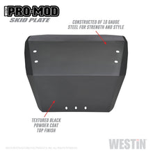 गैलरी व्यूवर में इमेज लोड करें, Westin 19-22 Ford Ranger Outlaw/Pro-Mod Skid Plate - Tex. Blk