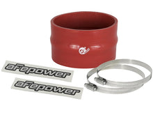 Cargar imagen en el visor de la galería, aFe Magnum FORCE CAI Univ. Silicone Coupling Kit (3.5in. ID / 2.25in. L) Straight w/Hump - Red