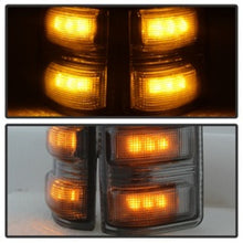 Load image into Gallery viewer, xTune Ford Superduty 08-14 F250-F550 Amber LED Mirror Signal Lens - Smoke ACC-LED-FDSD08-MR-SM