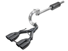 Laden Sie das Bild in den Galerie-Viewer, aFe Rebel Series 2.5in 304 SS Cat-Back Exhaust w/ Black Tip 18-20 Jeep Wrangler (JL)