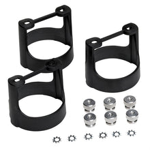 Carica l&#39;immagine nel visualizzatore di Gallery, Autometer 2-1/16in Black Composite Gauge Bracket Kit (3pcs.)