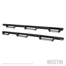 Carica l&#39;immagine nel visualizzatore di Gallery, Westin/HDX 99-16 Ford F-250/350 Crew Cab (6.75ft Bed) Stainless Drop Nerf Step Bars - Textured Black