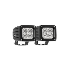 Laden Sie das Bild in den Galerie-Viewer, Westin Quadrant LED Auxiliary Light 3 inch x 2.5 inch Spot w/5W Cree (Set of 2) - Black