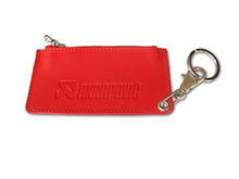 Carica l&#39;immagine nel visualizzatore di Gallery, Akrapovic Leather Zip Keychain - red