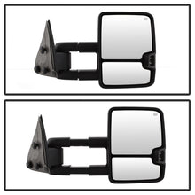 गैलरी व्यूवर में इमेज लोड करें, xTune Chevy Silverado 03-06 G2 Heated Smoke LED Signal Telescoping Mirrors MIR-CS03S-G2-PWH-SM-SET