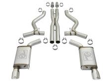 Carica l&#39;immagine nel visualizzatore di Gallery, aFe 20-22 Audi RS6 Avant V8 4L(tt) MACH Force-Xp 3in to 2.5in 304 SS Cat-Back Exhaust w/Polished Tip