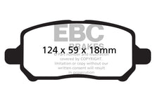 Laden Sie das Bild in den Galerie-Viewer, EBC 05-10 Chevrolet Cobalt 2.2 4 Lug Redstuff Front Brake Pads