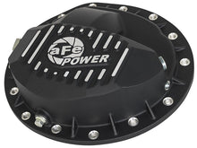 Carica l&#39;immagine nel visualizzatore di Gallery, aFe Power Pro Series Rear Differential Cover Black w/ Machined Fins 99-13 GM Trucks (GM 9.5-14)