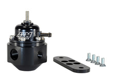 Laden Sie das Bild in den Galerie-Viewer, AEM Universal Black Adjustable Fuel Pressure Regulator