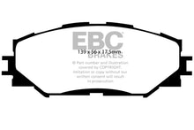 Cargar imagen en el visor de la galería, EBC 06-08 Toyota RAV 4 2.4 Greenstuff Front Brake Pads