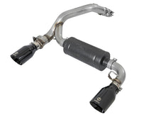 Cargar imagen en el visor de la galería, aFe Takeda 3in 304 SS Axle-Back Exhaust System w/ Black Tip 16-18 Ford Focus RS 2.3L (t)