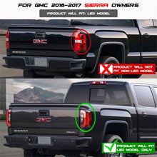 Cargar imagen en el visor de la galería, Spyder GMC Sierra 2016-2017 Light Bar LED Tail Lights - Red Clear ALT-YD-GS16-LED-RC