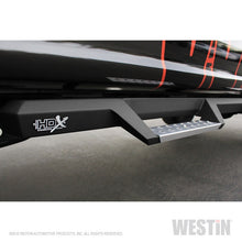 Cargar imagen en el visor de la galería, Westin/HDX 17-18 Ford F-250/350 Crew Cab (6.75ft Bed) Stainless Drop Nerf Step Bars - Textured Black