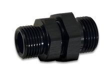 Cargar imagen en el visor de la galería, Vibrant -8AN to -6AN ORB Male to Male Union Adapter - Anodized Black