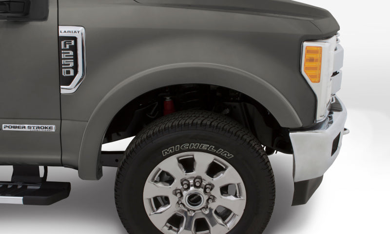 Bushwacker 17-18 Ford F-250 Super Duty OE Style Flares - 4 pc - Magnetic Grey