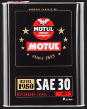 Charger l&#39;image dans la galerie, Motul Classic SAE 30 Oil - 6x2L - Case of 6