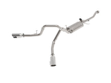 Charger l&#39;image dans la galerie, aFe Gemini XV 3in 304 SS Cat-Back Exhaust 2021 Ford F-150 V6 2.7L/3.5L (tt)/V8 5.0L w/ Polished Tips