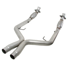 Charger l&#39;image dans la galerie, BBK 05-10 Mustang 4.6 GT High Flow X Pipe With Catalytic Converters - 2-3/4