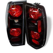 Load image into Gallery viewer, Spyder Nissan Frontier 98-00 Euro Style Tail Lights Black ALT-YD-NF98-BK