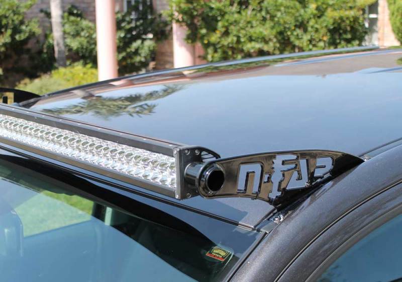 N-Fab Roof Mounts 09-14 Ford F150/Raptor - Gloss Black - 49 Series