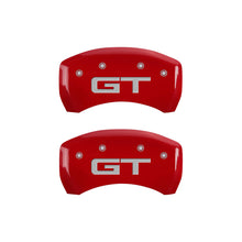 Charger l&#39;image dans la galerie, MGP Rear set 2 Caliper Covers Engraved Rear 2015/GT Red finish silver ch