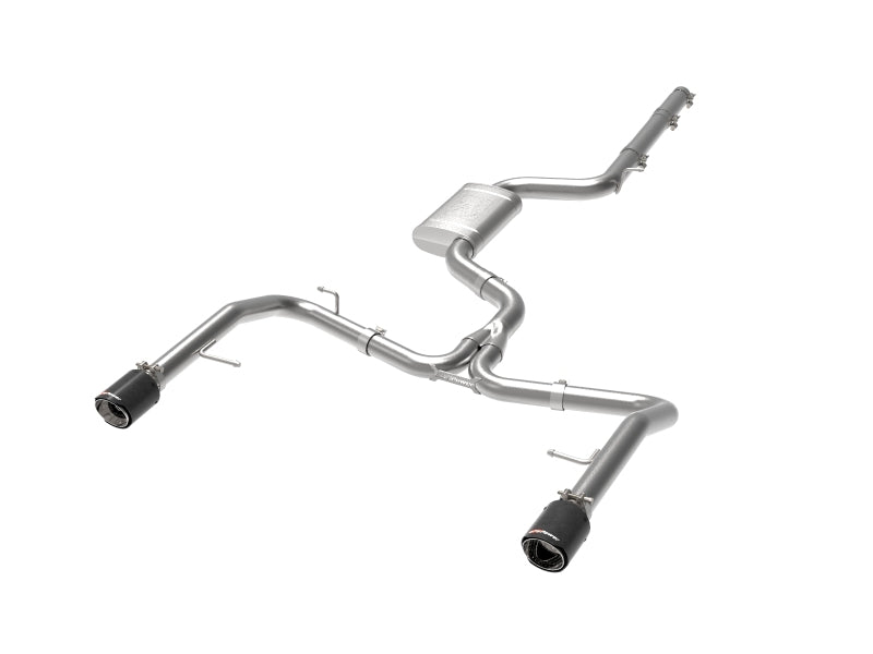 afe 19-21 VW Jetta GLI L4-2.0L (t) MACH Force-Xp 3in to 2-1/2in SS Cat-Back Exhaust System Carbon