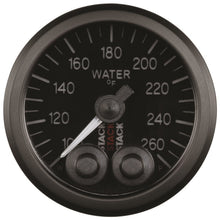 Charger l&#39;image dans la galerie, Autometer Stack Pro Control 52mm 100-260 deg F Water Temp Gauge - Black (1/8in NPTF Male)