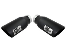 Carica l&#39;immagine nel visualizzatore di Gallery, aFe Diesel Exhaust Tip Bolt On Black 4in Inlex x 6in Outlet x 15in