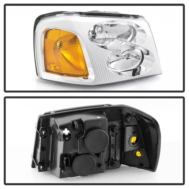 xTune 02-09 GMC Envoy Passenger Side Headlight - OEM Right (HD-JH-GEN02-OE-R)