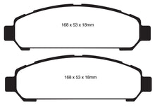 Cargar imagen en el visor de la galería, EBC 08+ Toyota Venza 2.7 Yellowstuff Front Brake Pads