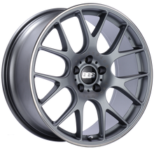 गैलरी व्यूवर में इमेज लोड करें, BBS CH-R 20x9.5 5x114.3 ET40 CB66 Satin Titanium Polished Rim Protector Wheel