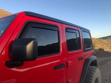 Laden Sie das Bild in den Galerie-Viewer, EGR 2018 Jeep Wrangler JL SlimLine In-Channel WindowVisors Set of 4 - Matte Black