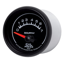 Laden Sie das Bild in den Galerie-Viewer, Autometer ES 52.4mm 0-7 Bar Oil Pressure SSE Gauge