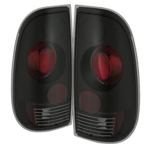 Load image into Gallery viewer, Spyder Ford F150 Styleside 97-03/F250/350/450/550 Euro Style Tail Lights Blk Smke ALT-YD-FF15097-BSM